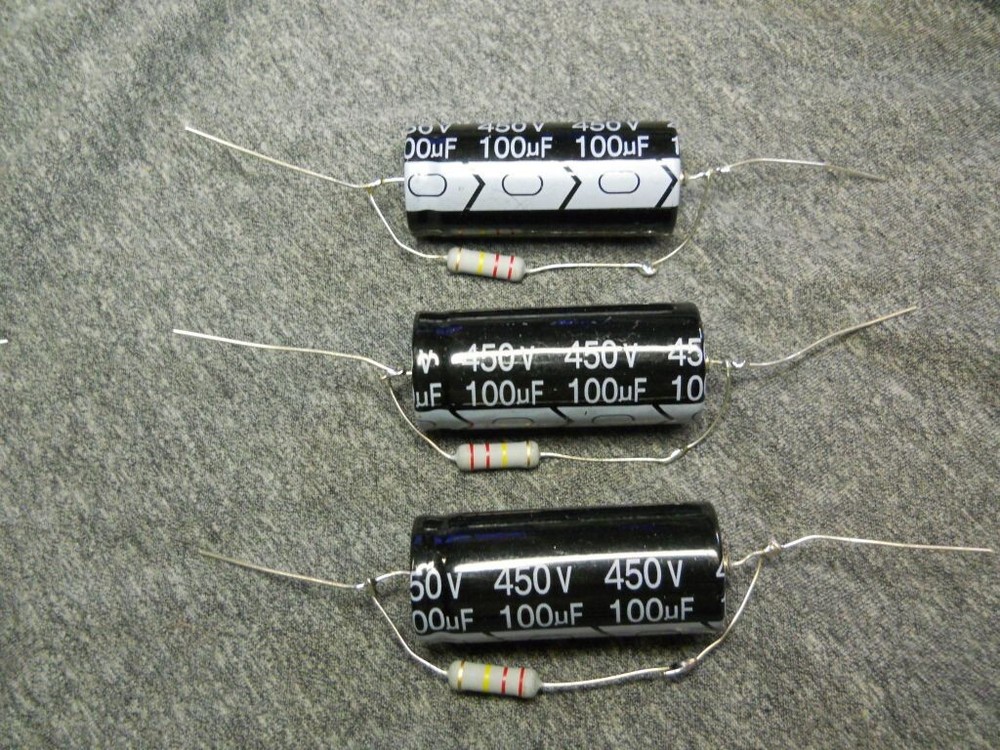 HV filter capacitor set for D&A Maverick and MDX amplifiers