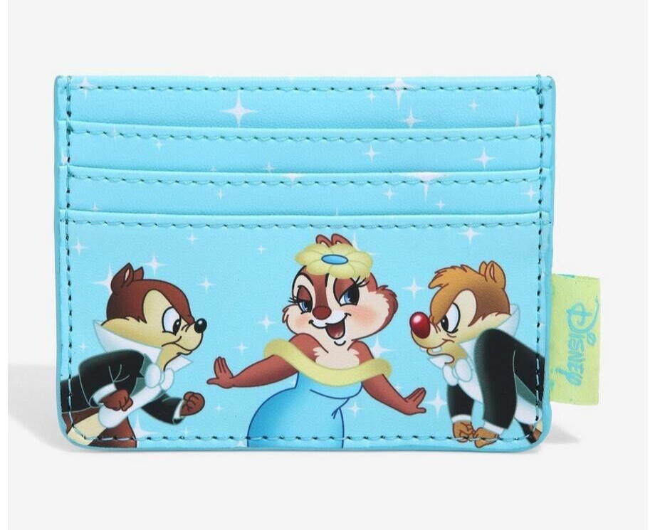 Loungefly Disney Chip ‘n’ Dale Clarice Sparkle Cardholder NEW