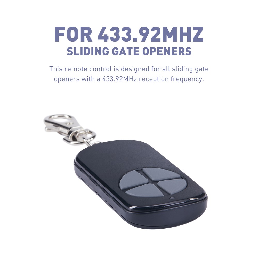 Remote Control Wireless Backup Key for 433.92MHz Automatic Sliding Gate Opener