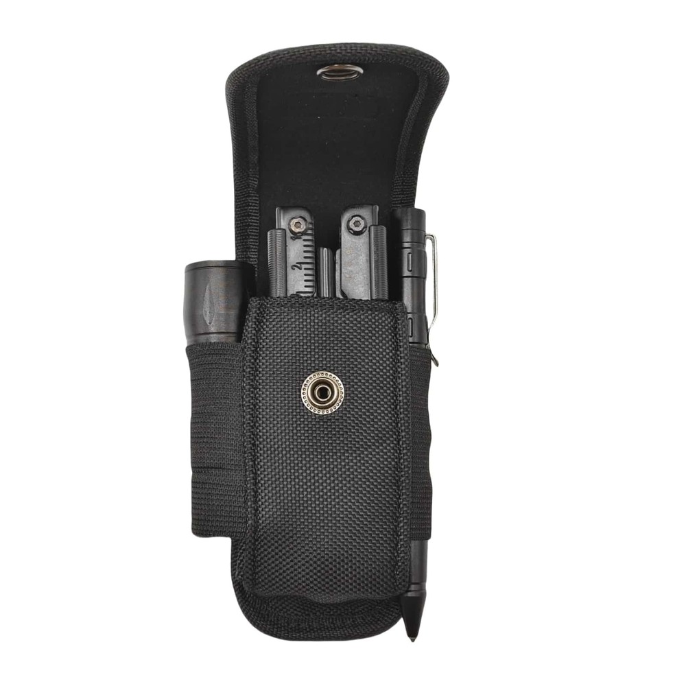 Multitool Nylon Sheath for 4.5'' to 5'' Multitool- Horizontally Large, Black