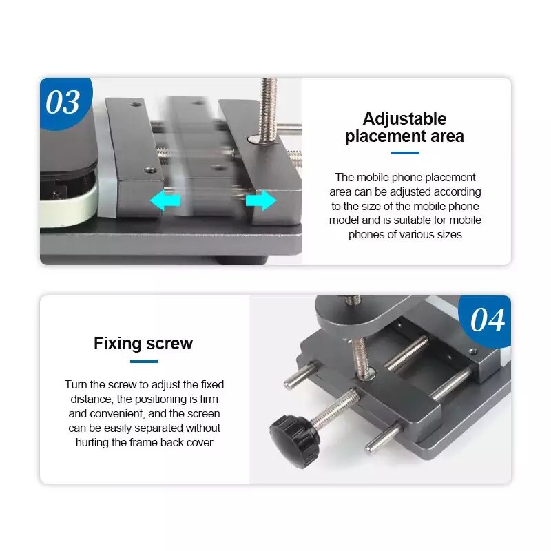 Fixture Open Screen Separator/Split Screen Tool For iPhone XS 12 14 15 Pro Max 8