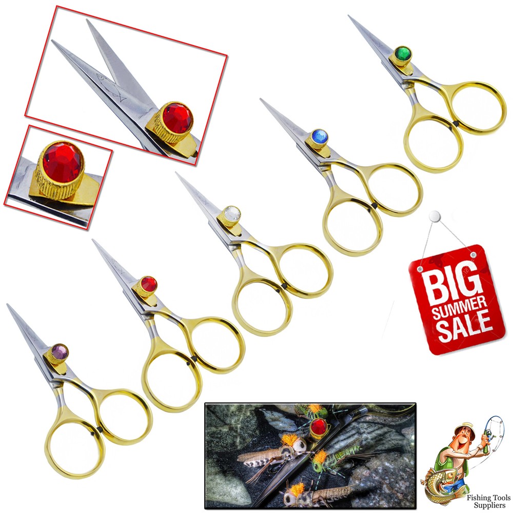 Fly-Tying  -Razor 4'' Scissors - Fly Tying Scissors - Fishing Tools