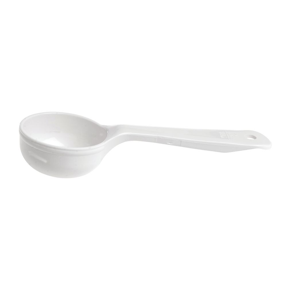 CFS Measure Miser Solid Measuring Spoon with Short Handle, 3 Ounces, Orange