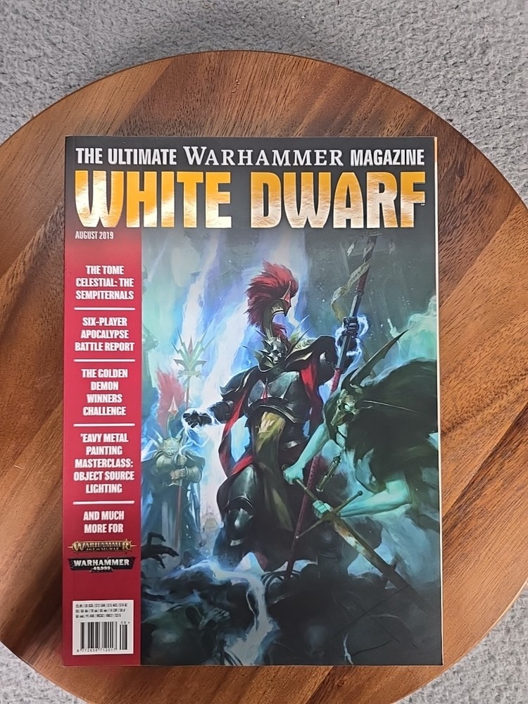 white dwarf magazine lot, slightly used condition
