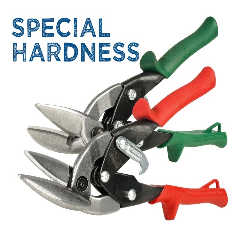 MIDWEST Offset Aviation Snips Stainless Steel