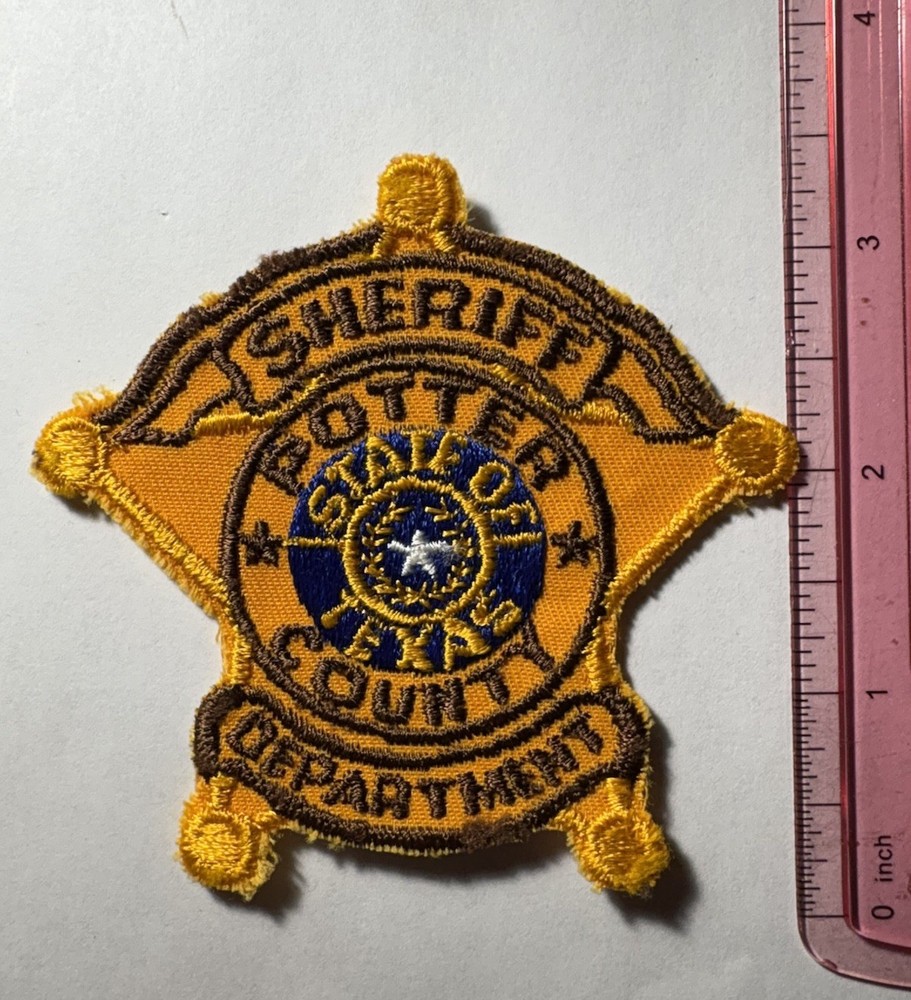 Potter County Texas Sheriff Patch ~ Style 2