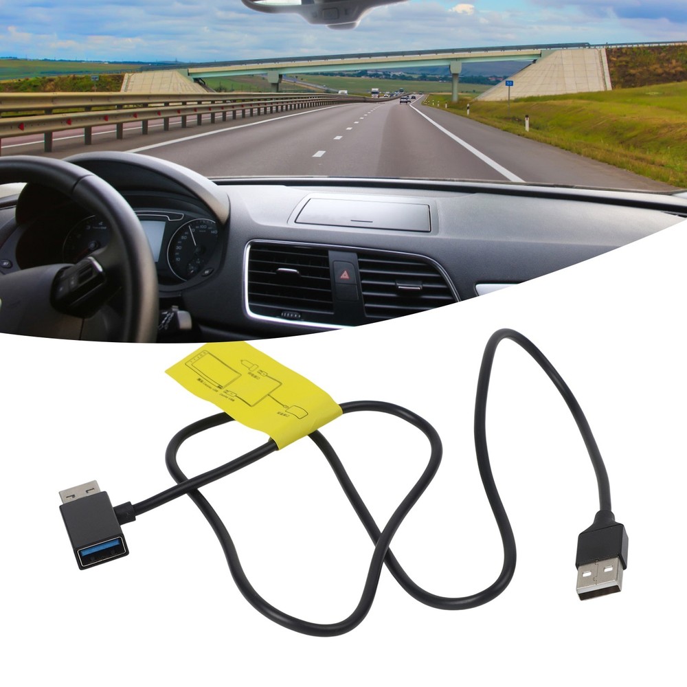 USB Splitter YCable for Power Data Use in For Android Auto For Carplay