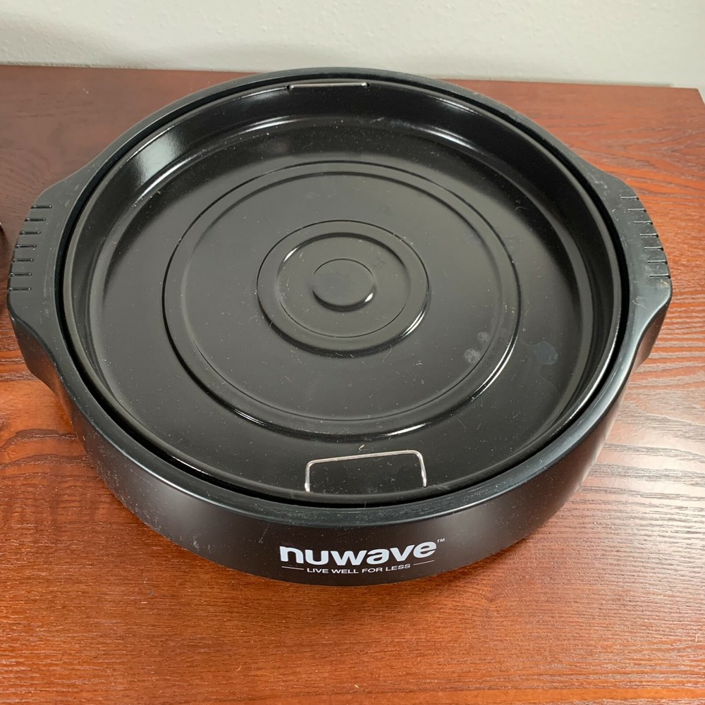 Nuwave Pro Plus Infrared Oven Replacement Bottom Black Plastic Base Metal Pan