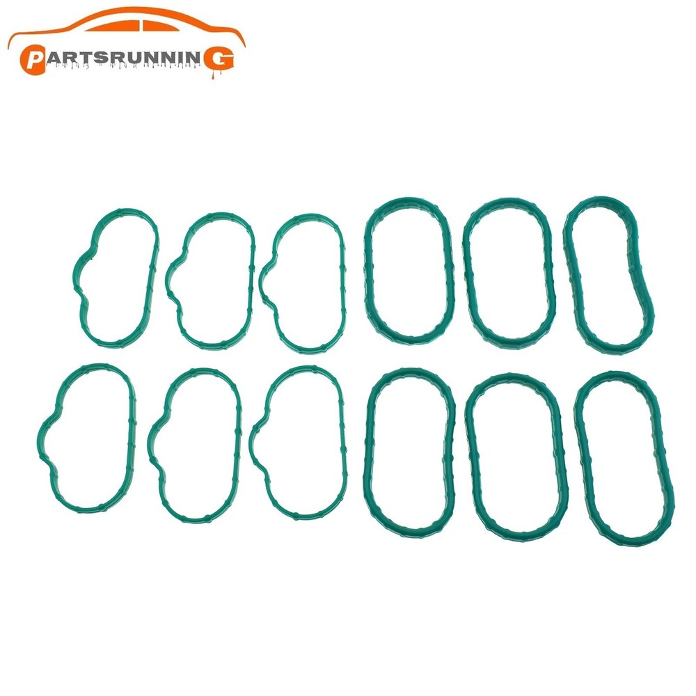 For Jaguar S-Type X-Type 2002-08 Engine Intake Manifold Gasket Set Upper & Lower