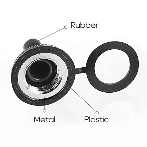 10x 11mm 7/16" Rubber Toggle Switch Boot Weatherproof Cover