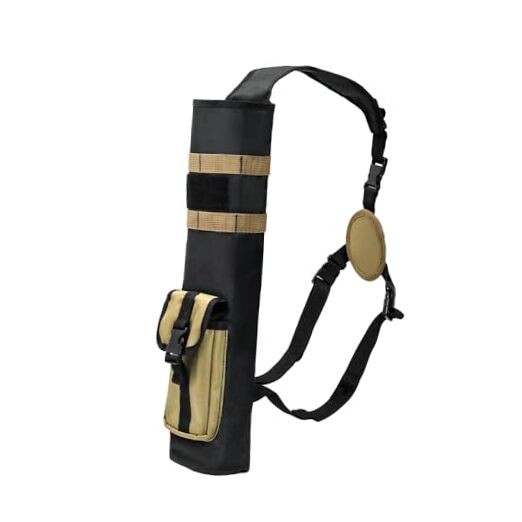 Archery Lightweight Back Arrow Quiver Khaki