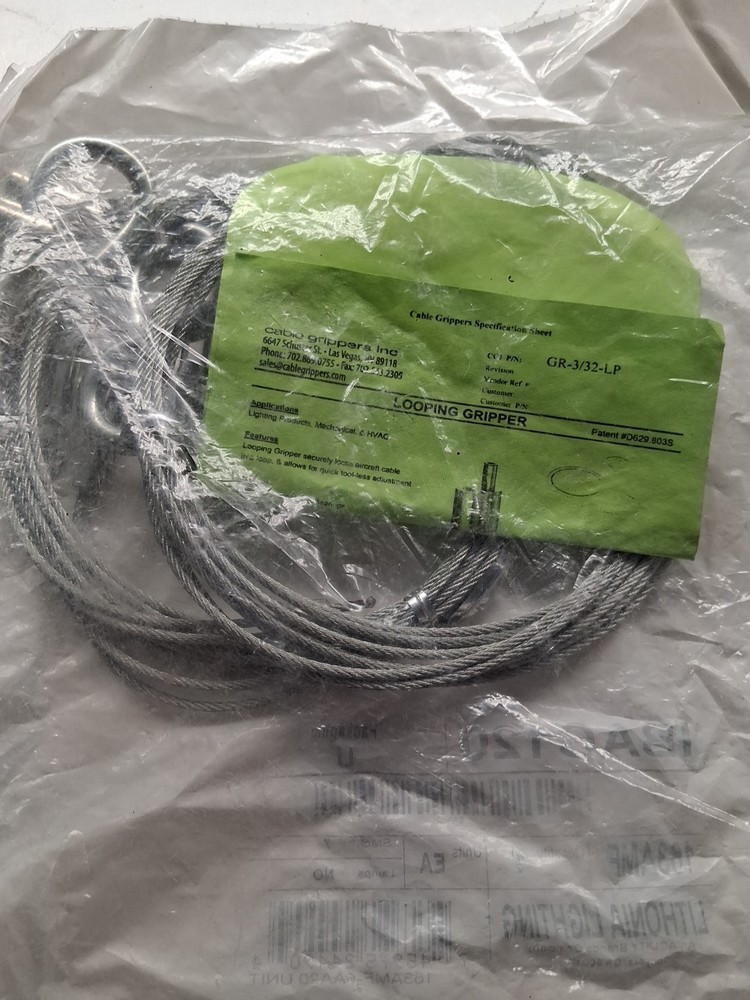 Lithonia Lighting IBAC120 Cable Hanging Kit using GRIPPLE Express 1 kit 163AMF