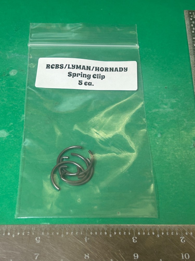 RCBS Reloading Press Ram Spring Clip Lot 5 ea.