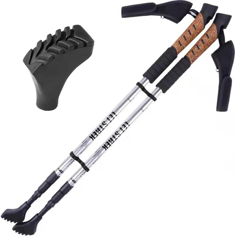 8Pcs Assorted Replacement Tips Hiking Stick Walking Trekking Pole Protector for