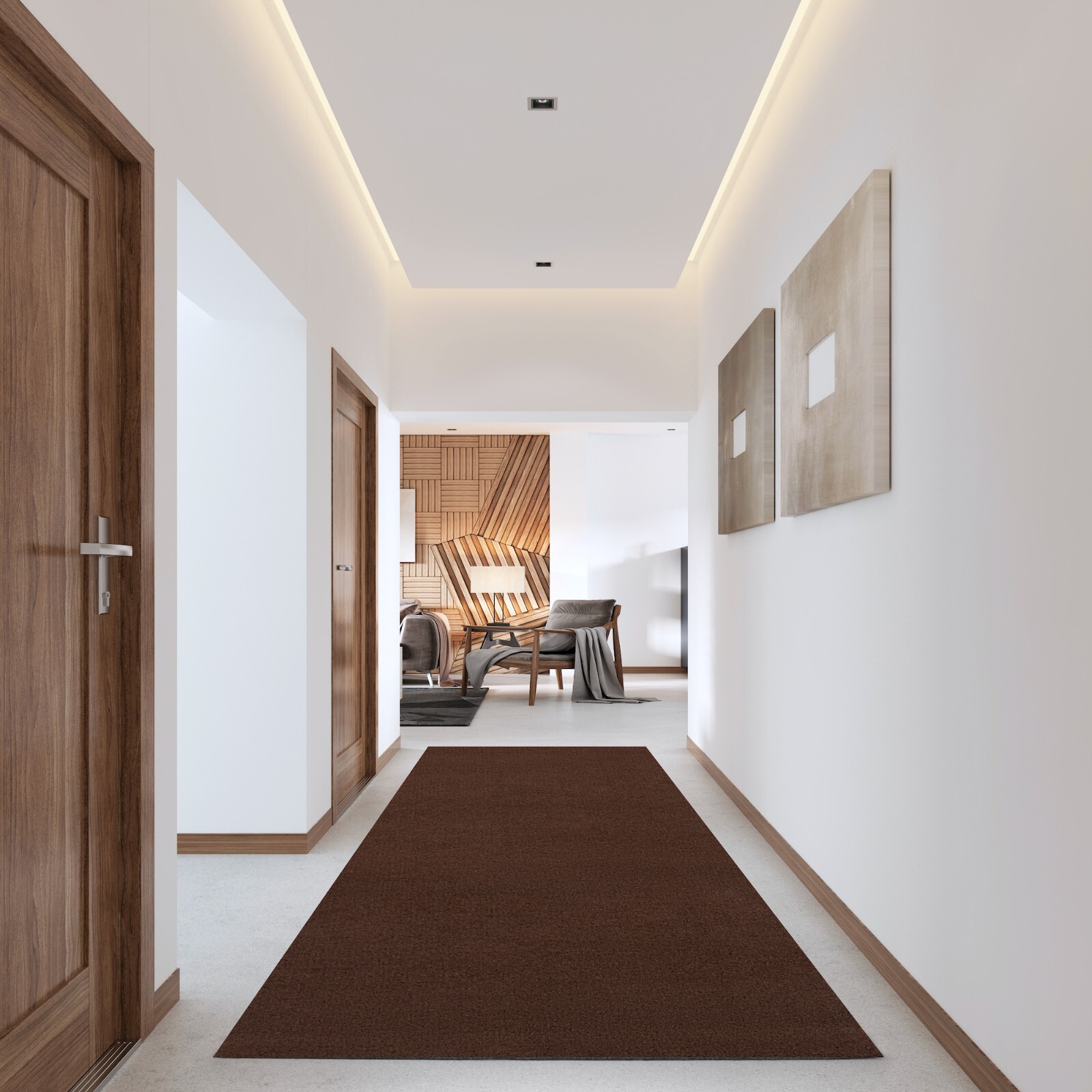 Runner Rug 2 x 6, 3 x 10 ft Hallway Non Slip Rubber Rugs for Kitchen Carpet