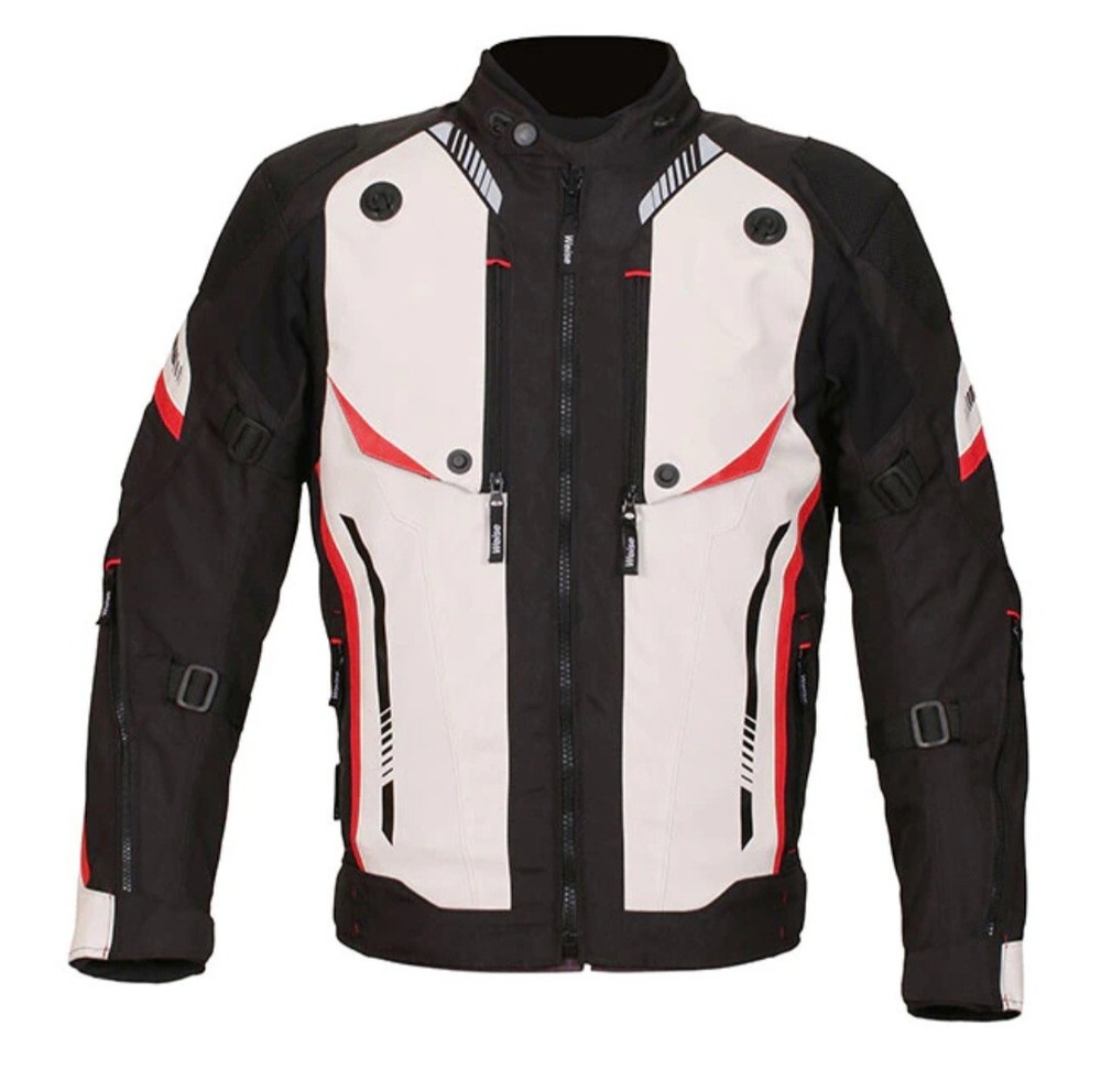 Weise Vertex Waterproof Textile Motorcycle Jacket Stone Size Medium