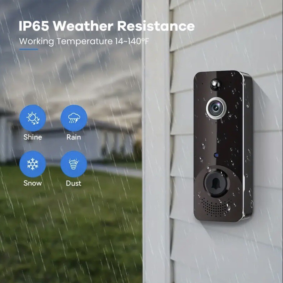 Smart Doorbell Camera- 2 Way Audio - Wireless