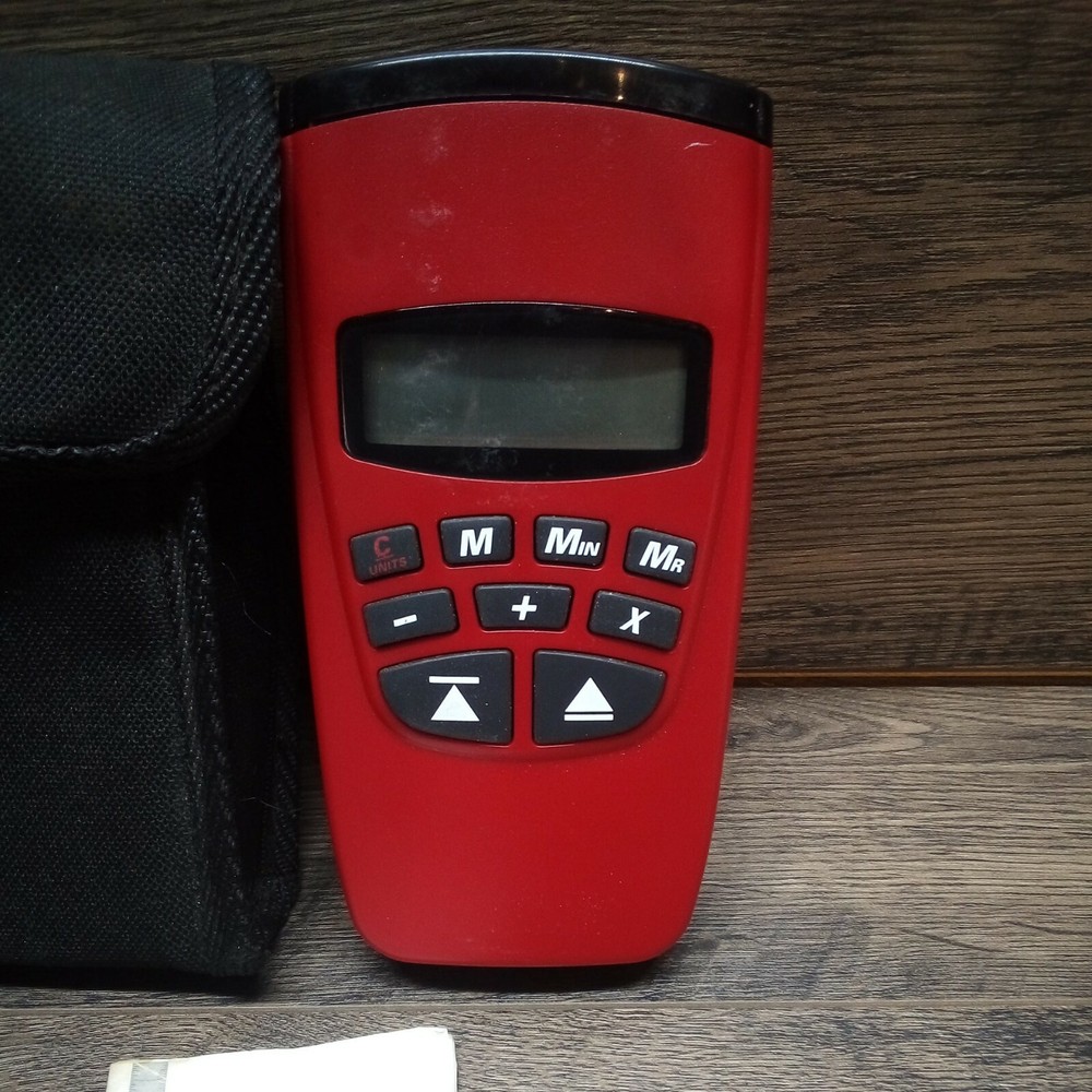 Durabuilt Electronic Tape Measure With Laser Pointer Case And Guide