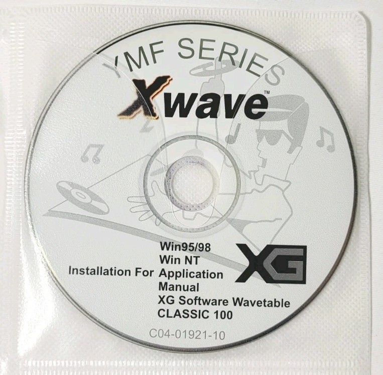 YMF Series Xwave Installation CD Win 95/98 CLASSIC 100