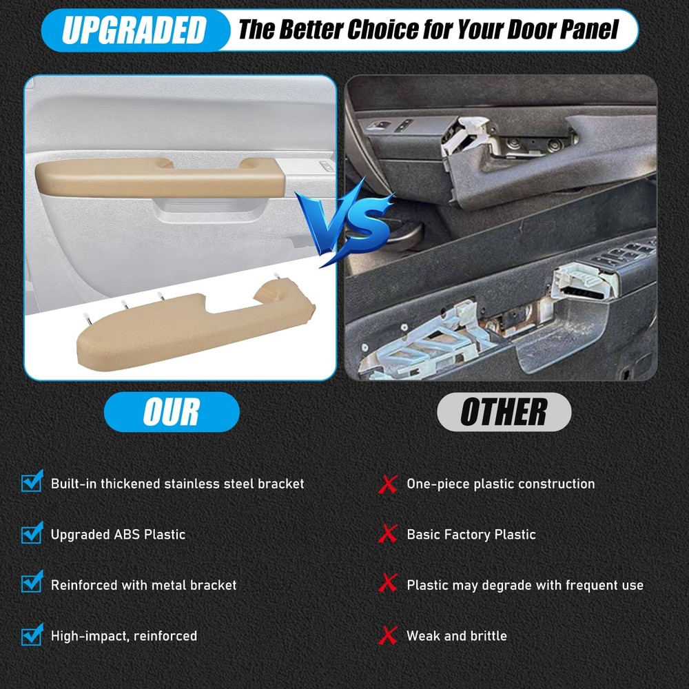 Front Driver Left Door Panel Handle Armrest For Chevy for Silverado 1500 2010-14