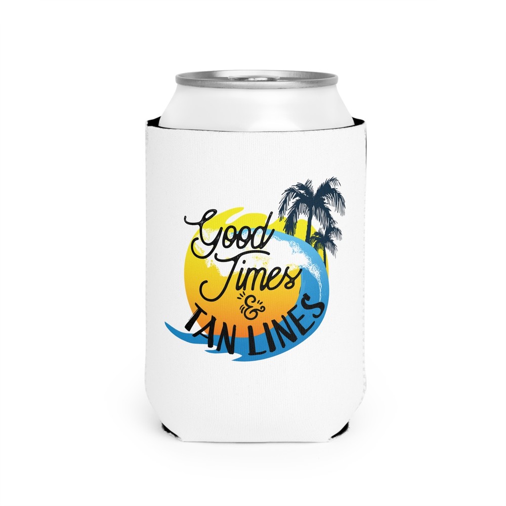 Good Times & Tan Lines - Can Cooler Sleeve