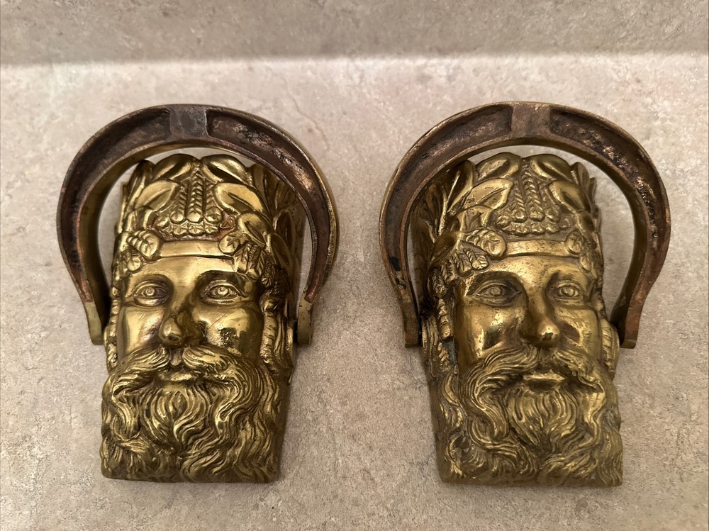 Vintage Northwind Olympian Brass Knocker