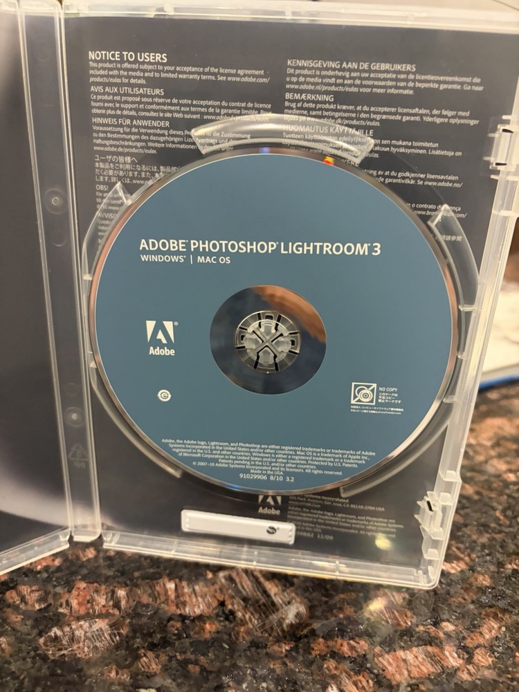 Adobe Photoshop Lightroom 3 Full Retail Version WIN/MAC With Serial Number