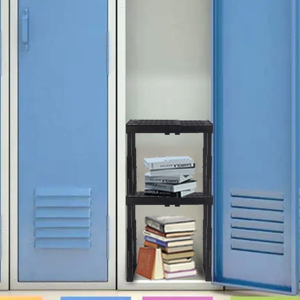 Adjustable Locker Shelf Organizer – Back to School Essentials Locker Organize...