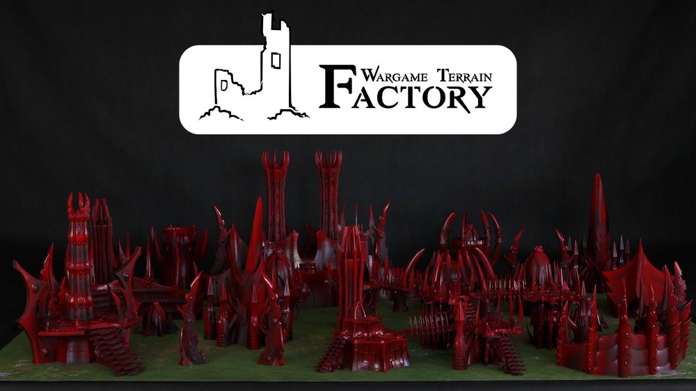 Dark Eldar Extended Terrain Set  (pics in auction description)