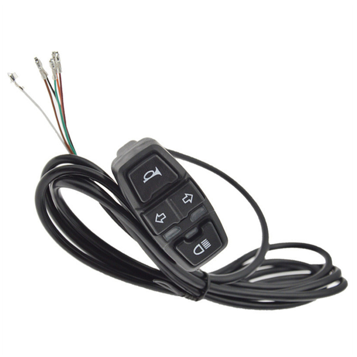 Motorcycle Switch For Handlebar Turn Signal Light Horn ON/OFF Button Waterproof