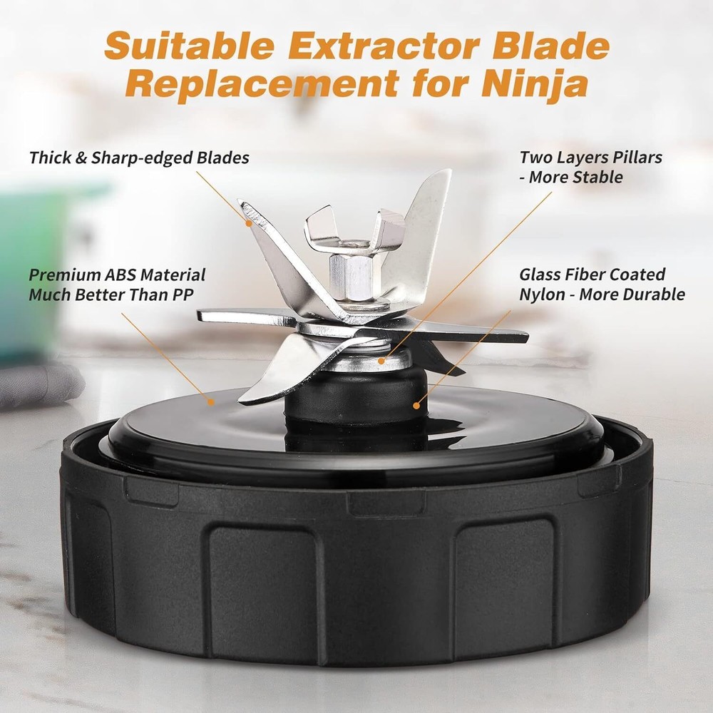 Replacement Blade 7 Fins for Ninja Blenders Compatible with Multiple Models
