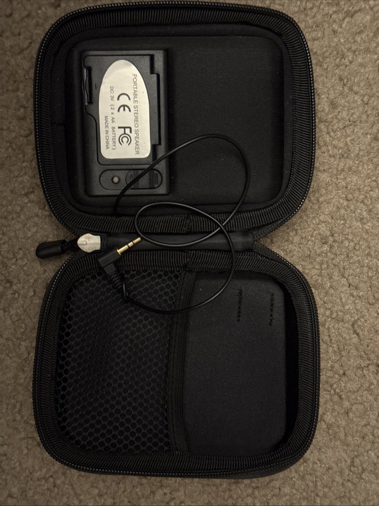 Vintage Microsoft Office Project 2000 Rare Portable Stereo Speaker Computer