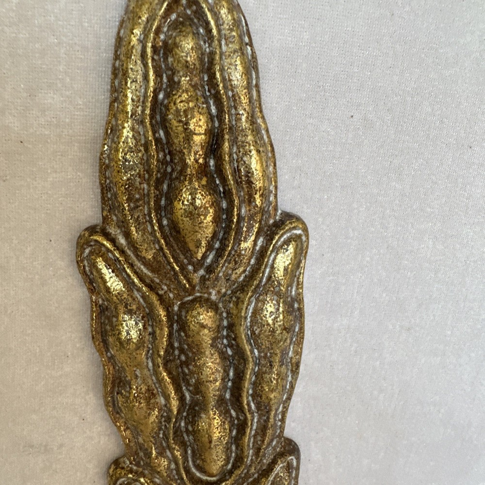 Antique Gold Metal Wall Sconce