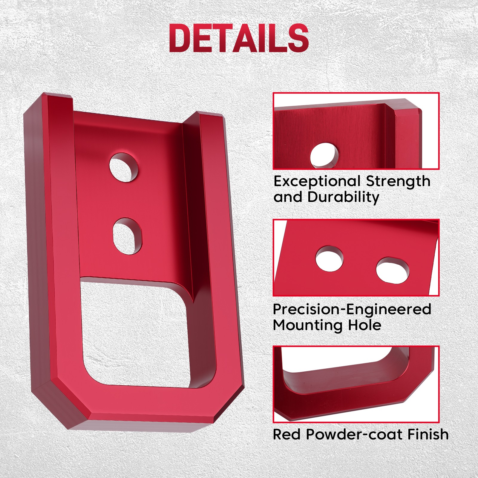 Front Tow Hooks for Toyota Tacoma 2024-2026 4Runner 2025-2026 Red Left and Right