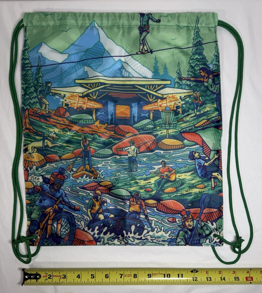 GoPro Mountain Games Artwork Pull String Bag Nature Valley