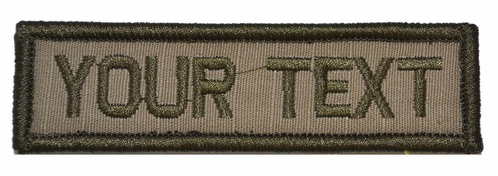 Custom Made 1x3 Military/ Funny Patch with Hook and Fastener