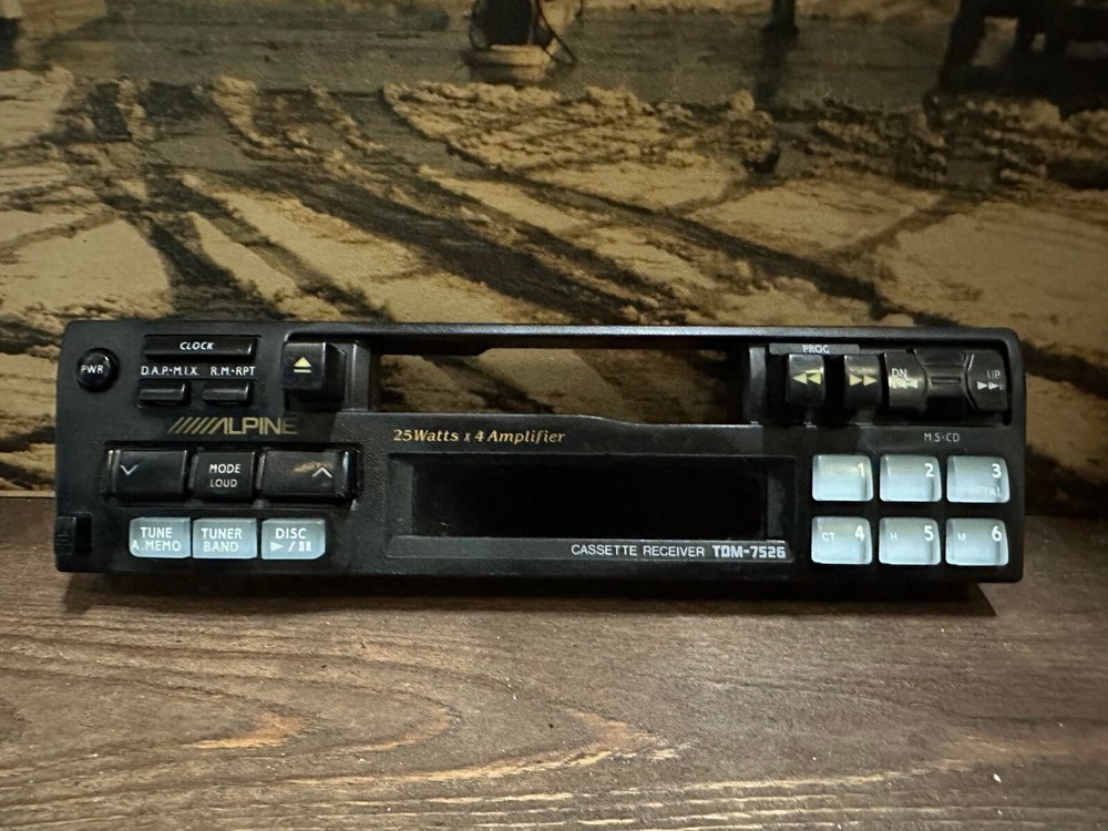 tdm-7526 alpine faceplate