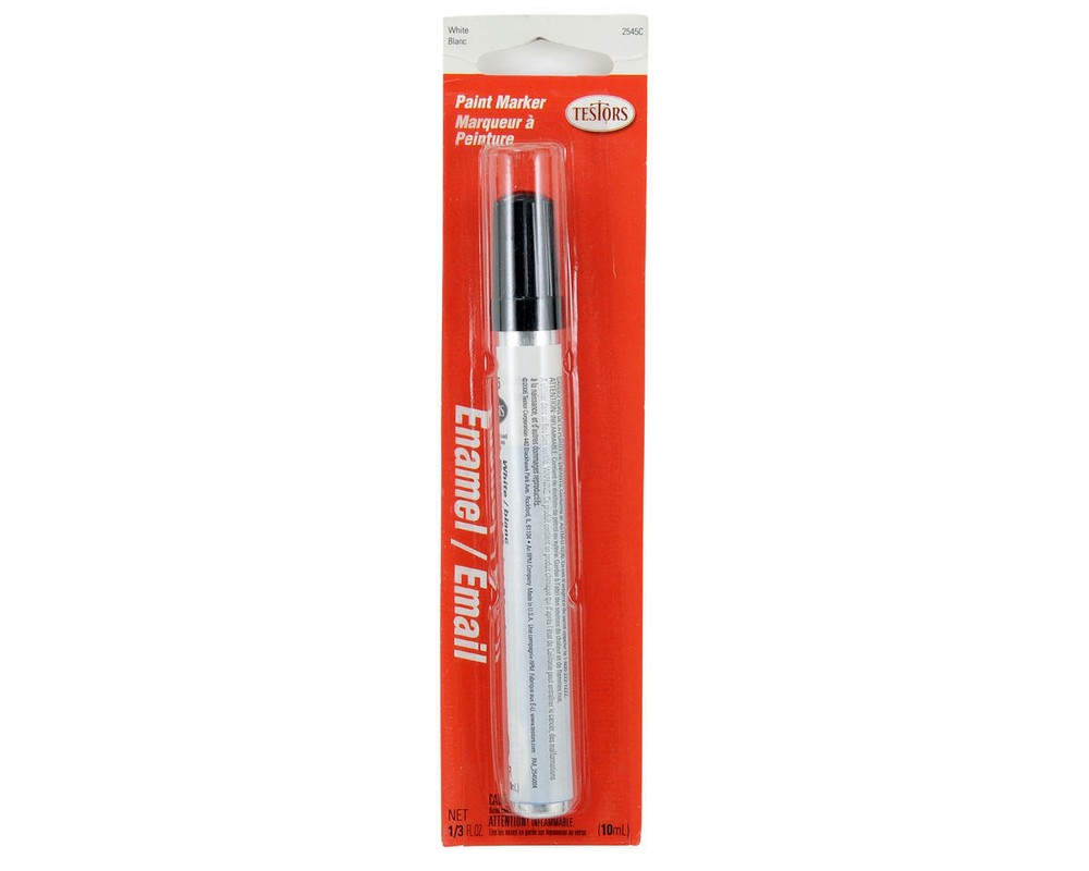 Testors Gloss Enamel Paint Marker (White) (10ml) [TES2545C]
