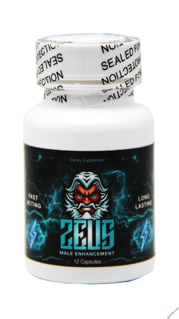 Zeus 1800mg Male Vitality & Stamina Dietary Supplement - 12 Capsules
