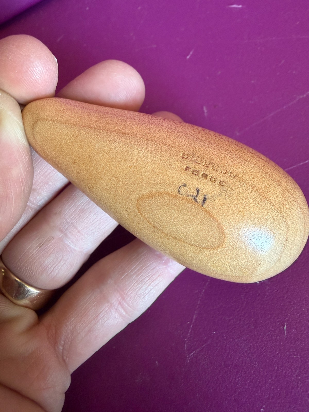 RARE Diobsud Forge 3/8" Wide Single Bevel Straight Wood Carving Chisel In VGC!