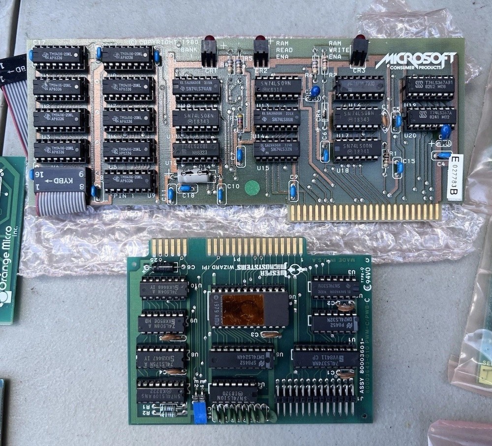 RARE Basis 108 Microcoputer Apple II Clone Computer Manual & 14 Interface Cards