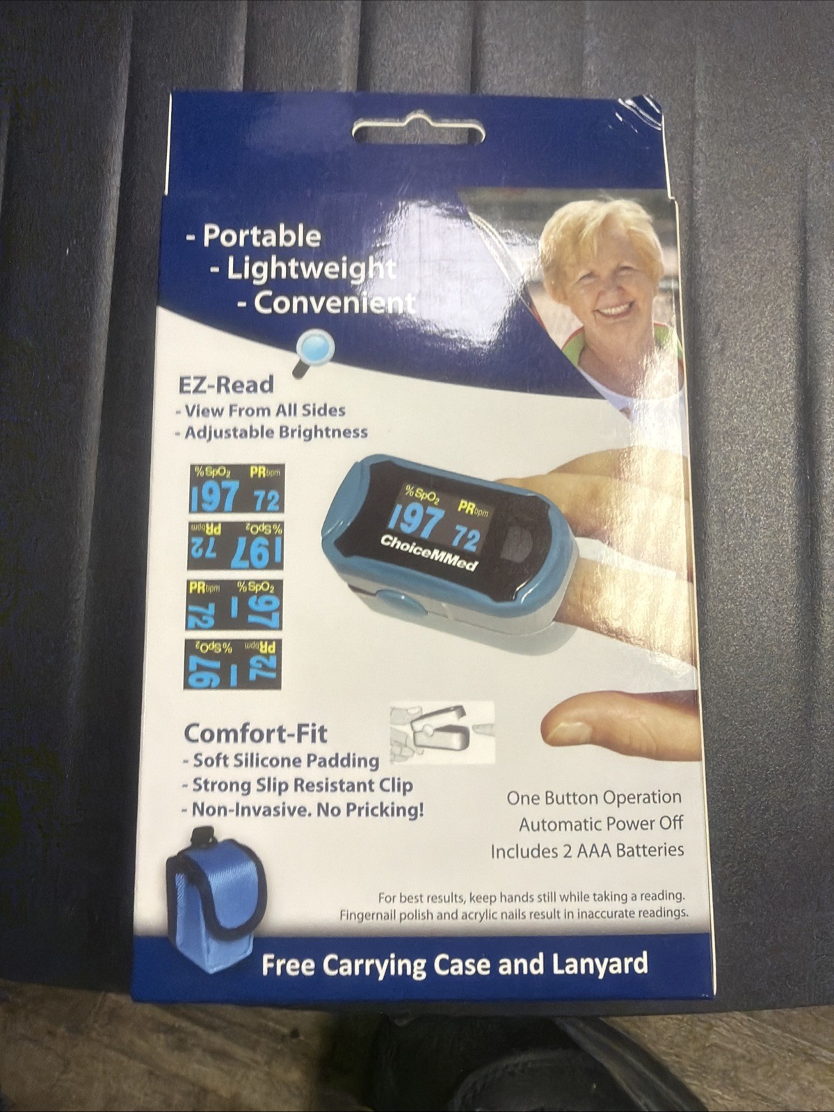 ChoiceMMed Pulse Oximeter Portable Fingertip Pulse Rate