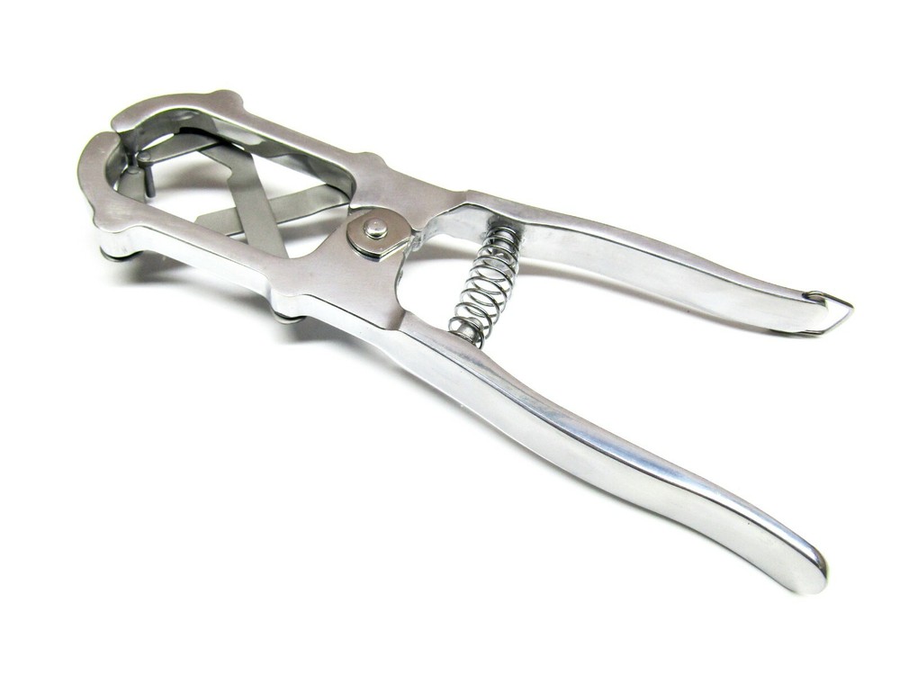 Elastrator Large Castrating Pliers Or Tail Docker 10″ Long Aluminum