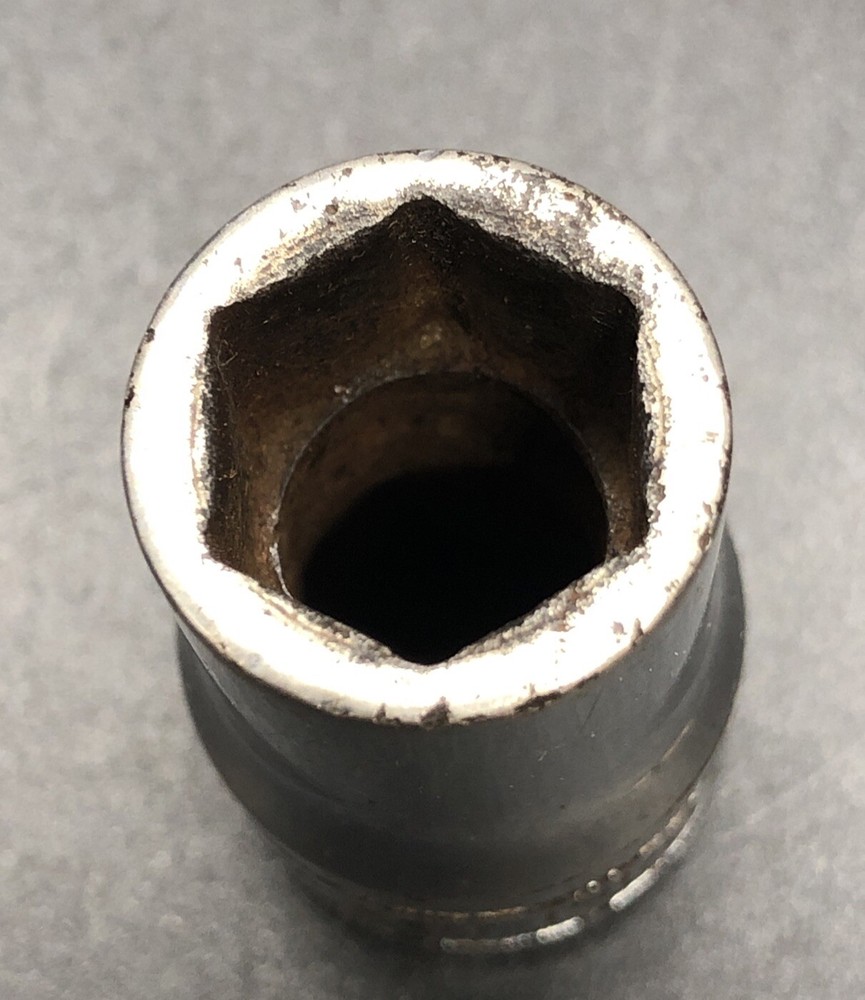 Snap On 1/2" Drive 1/2" 6PT SAE Shallow Chrome Socket TW161