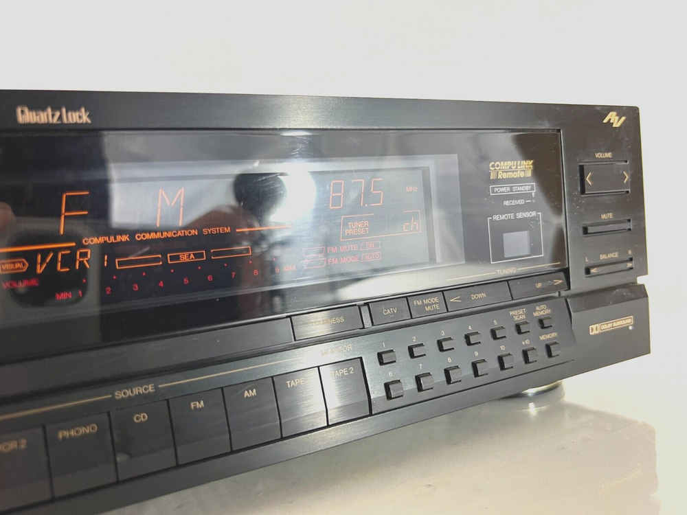 JVC RX-777VSBK AM FM Digital Surround System Receiver