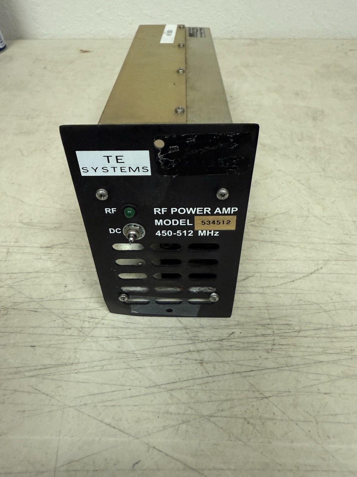 TE Systems UHF 450-470 MHz POWER AMPLIFIER 534512 GMRS HAM