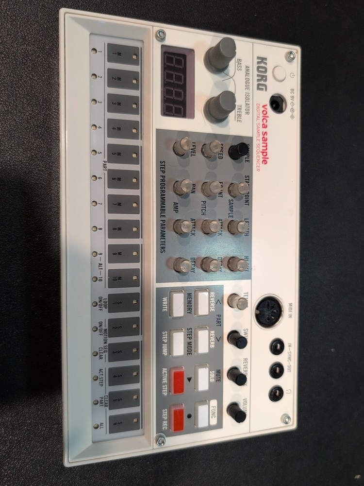 Korg VOLCA SAMPLE Digital Sample Sequencer - White
