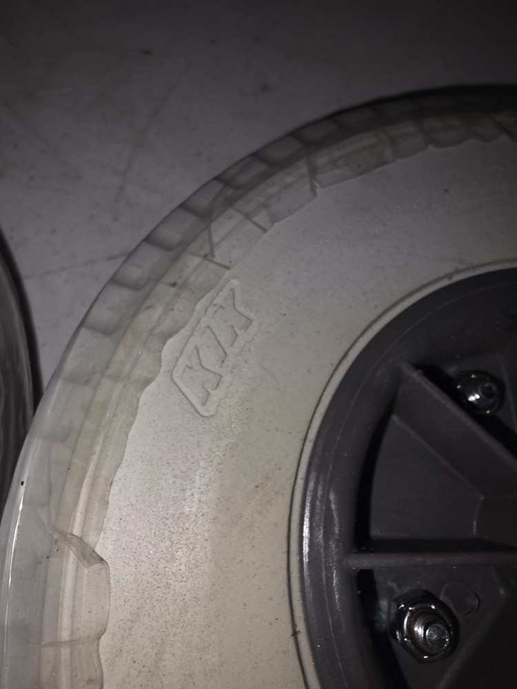2 Solid Wheel 2.80x2.50-4 Electric Mobility KIK Tires NEW