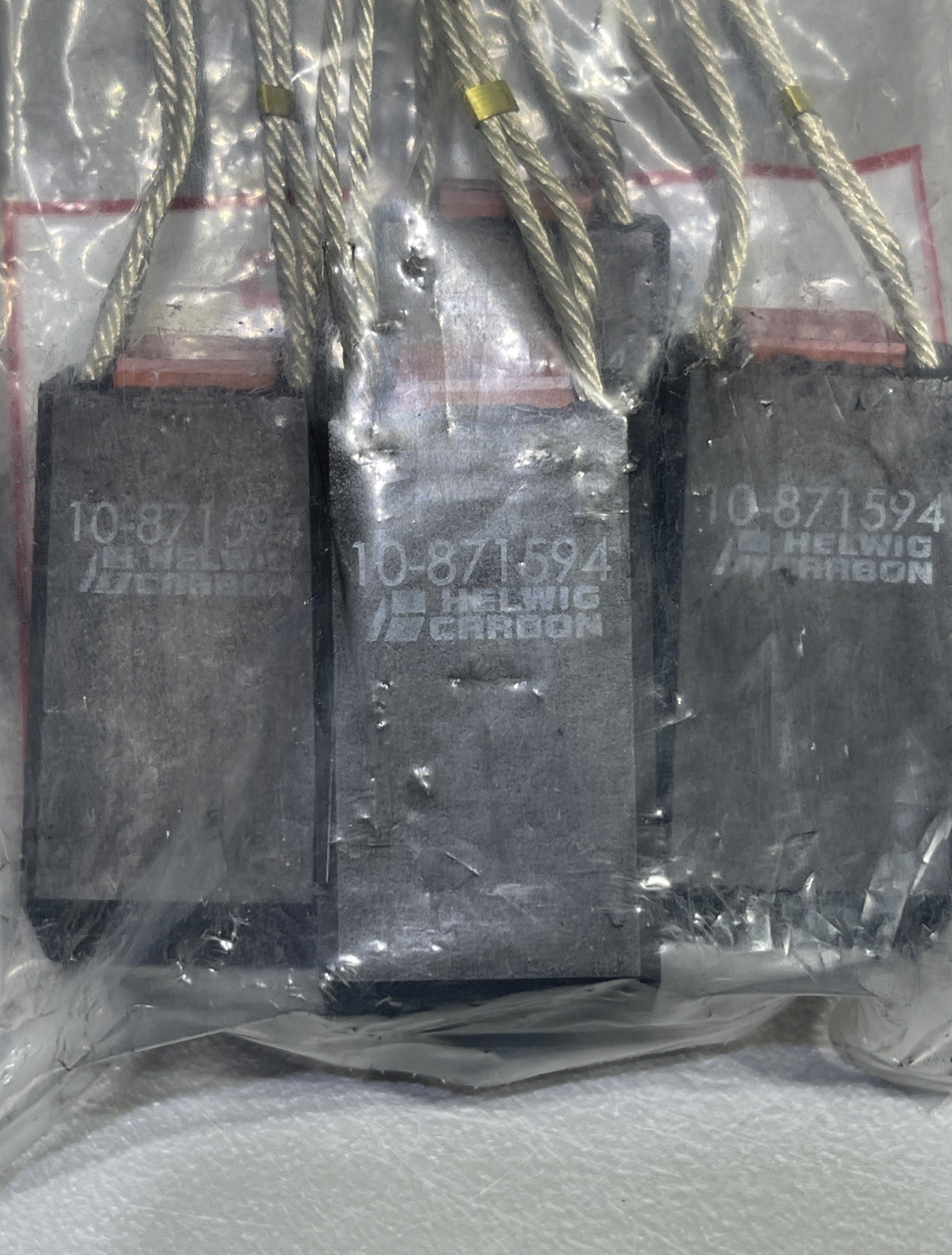 Pack of 4 Helwig Carbon 10-871594 Carbon Motor Brush 7/8 X 1-1/2 X 3-1/4 T576