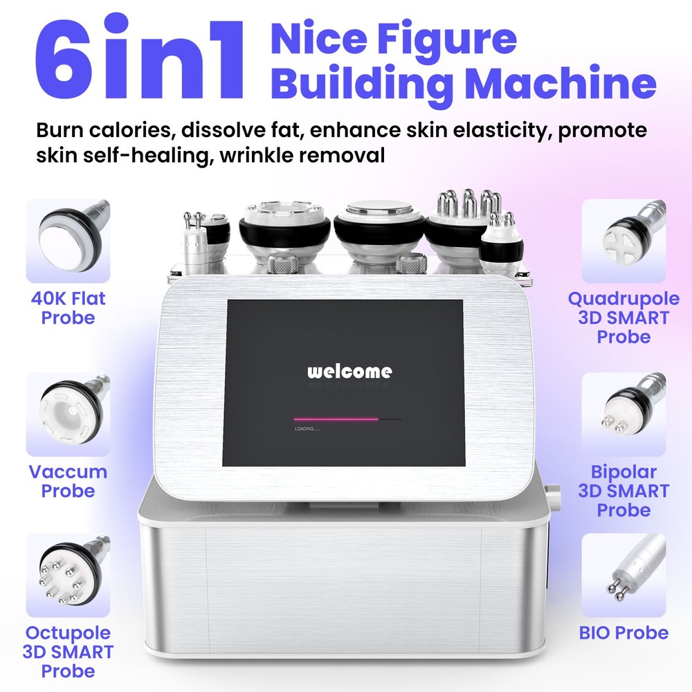 Multi-Function 6 in 1 Beauty Machine for Define Contours & Lift Sagging Skin